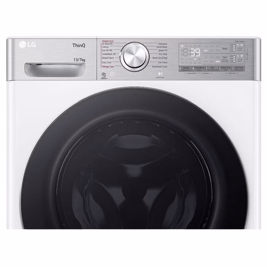 Eraldiseisev pesukuivati-pesumasin LG F4DR913P3WA, 13/7 kg, 1400 p/min, 60 cm - 4