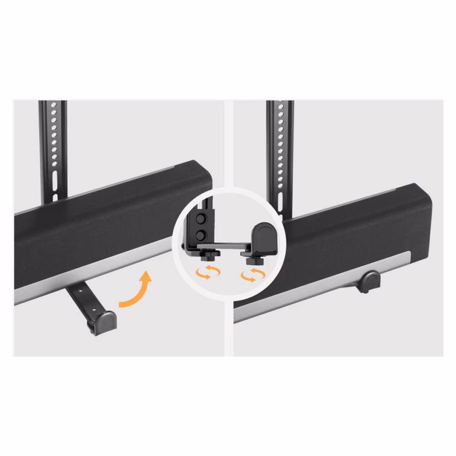 Soundbari kinnitus Maclean MC-914 teleri alla, kuni 15 kg, VESA 600 × 400 - 10