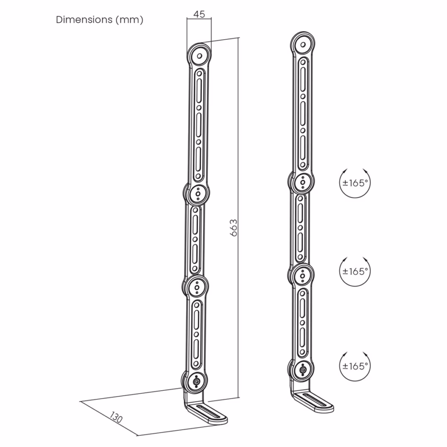 Soundbari VESA-kinnitus Maclean MC-335, kuni 15 kg, VESA kuni 600 × 400 - 4