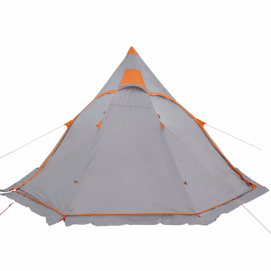 Hall veekindel tipi matkatelk 5 inimesele varikatusega, 366 x 366 x 205 cm - 5