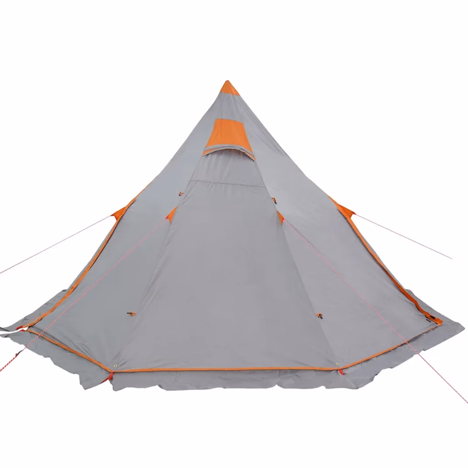 Hall veekindel tipi matkatelk 5 inimesele varikatusega, 366 x 366 x 205 cm - 9