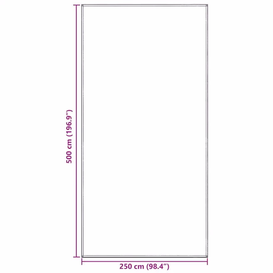 Telgivaip helehall, 500 x 250 cm, polüetüleen - 9