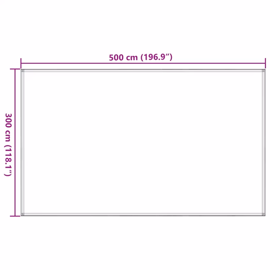 Heleroheline telgimatt ja õuevaip, HDPE, 300 x 500 cm - 7