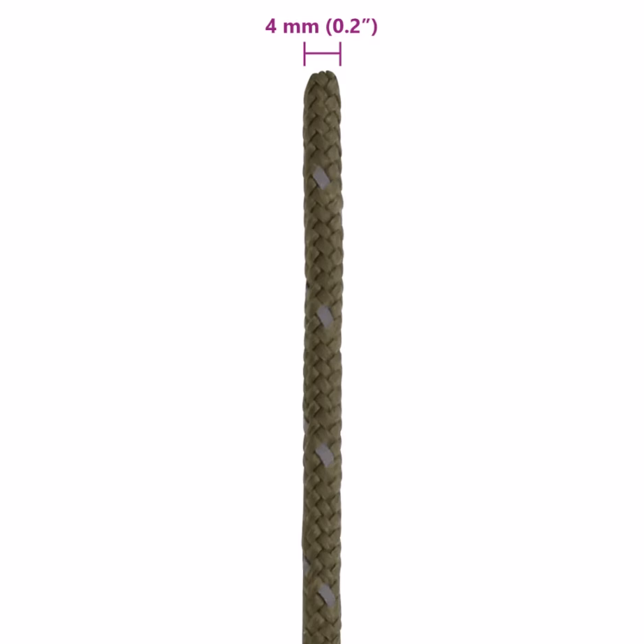 Helkuriga roheline telginöör alumiiniumkinnitusaasadega, 50 m, 4 mm - 6