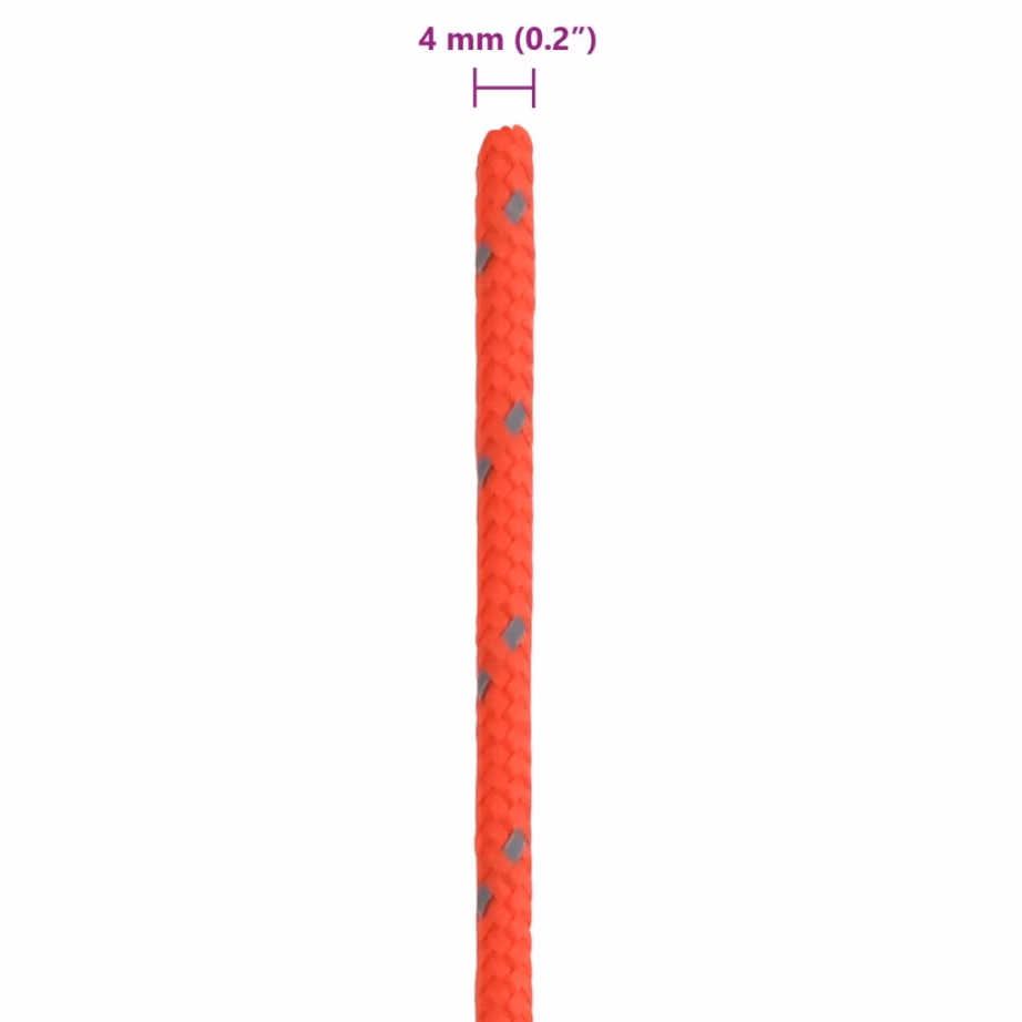 Helkuriga telginööri komplekt kinnitusaasadega, 50 m, 4 mm, punane - 6
