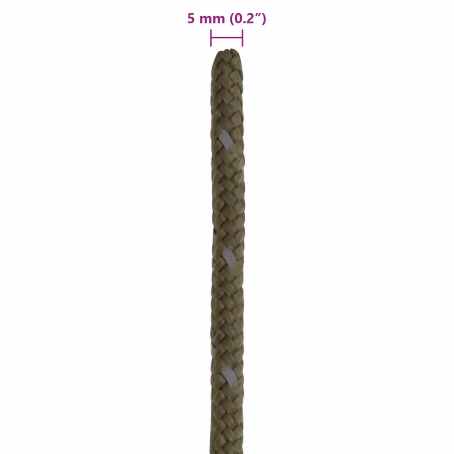 Helkuriga polüpropüleenist telginöör kinnitusaasadega, 50 m, 5 mm - 6