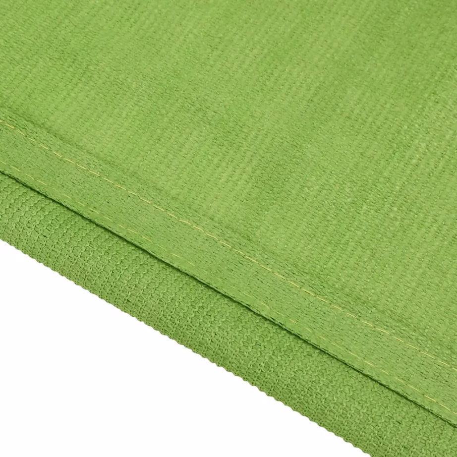 Ilmastikukindel ja õhku läbilaskev telgimatt nurgasilmustega, heleroheline, 200 x 200 cm, HDPE - 5