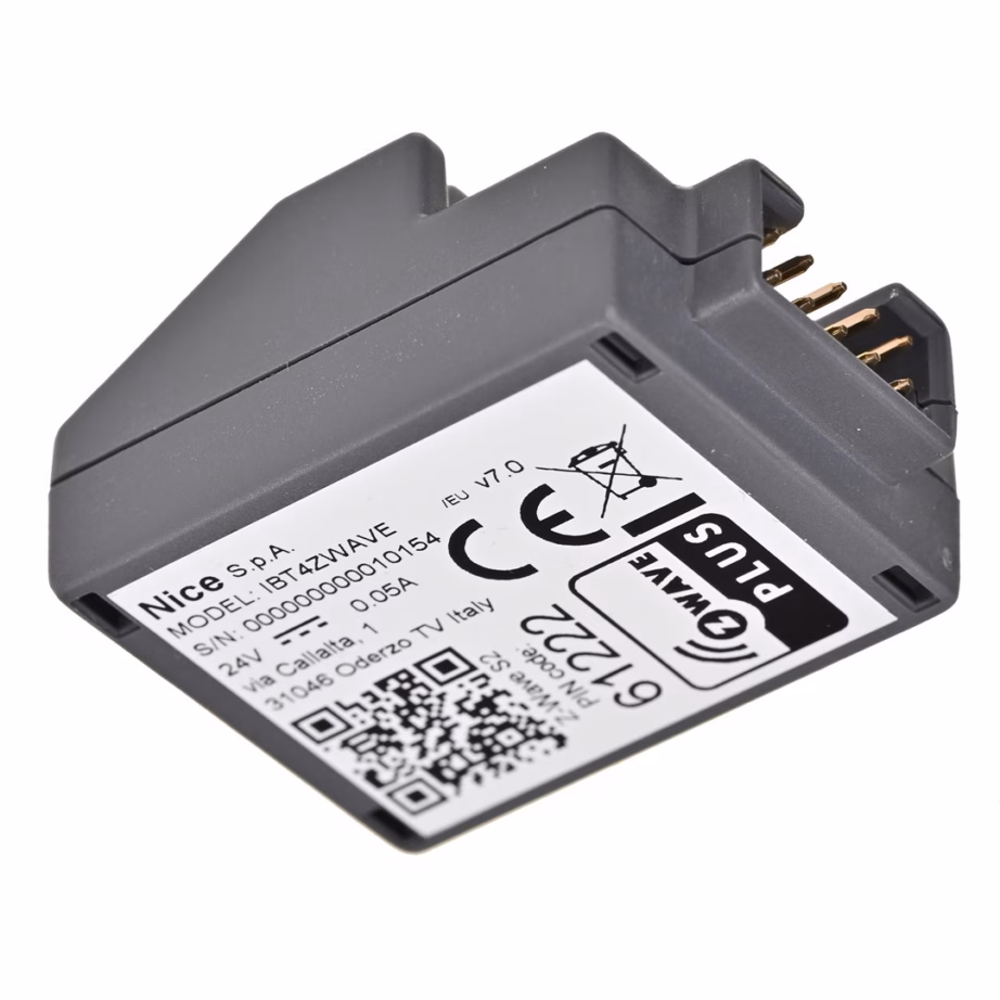 Kaugjuhtimispuldi lisatarvik Nice IBT4ZWAVE, 37 × 21 × 28 mm, must/valge - 3