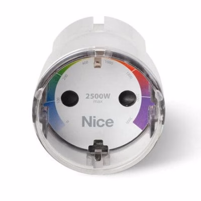 Nutikas pistikupesa Nice Plug-Control F, Z-Wave, 868,4/869,85 MHz (EL), valge
