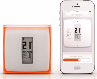 Nutitermostaat NETATMO NTH Smart Thermostat, Wi‑Fi, HomeKit, Google Assistant ja Alexa