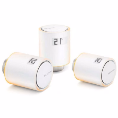 Nutikad radiaatoritermostaatpead NETATMO NBU-NAV, 3 tk komplekt, patareitoitel