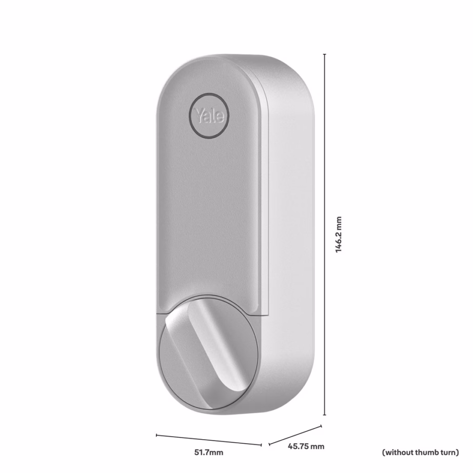 Nutiukselukk Yale Linus Smart Door Lock L2, hõbedane, Bluetooth 5.3, Wi‑Fi - 4