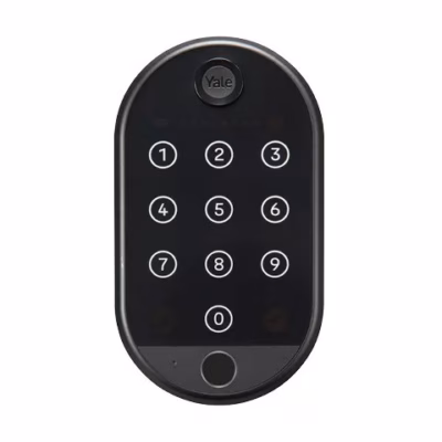 Nutiluku klaviatuur Yale Smart Keypad 2, sõrmejäljelugeja ja Bluetooth 5.3, must