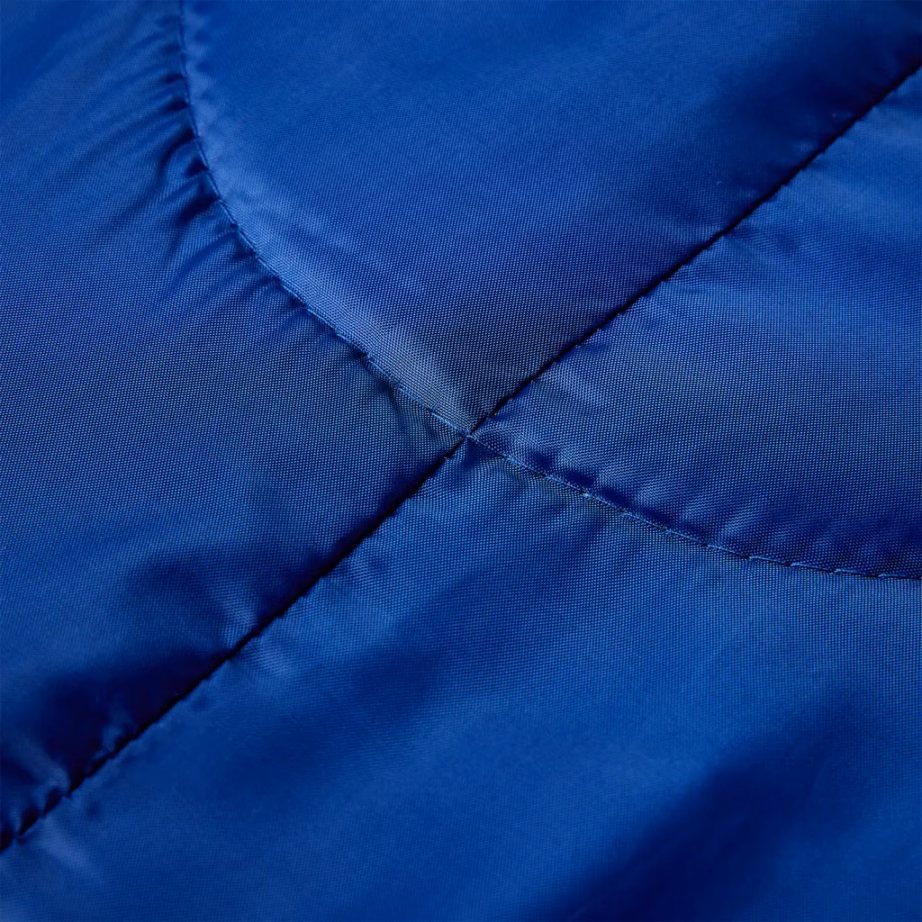 Kahekohaline 3–4 hooaja magamiskott patjadega, 220 x 150 cm, tumesinine/sinine - 4