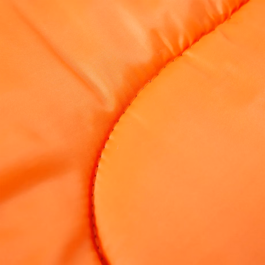 Kahekohaline 3–4 hooaja magamiskott patjadega, kaheseks jagatav, oranž/must, 220 x 150 cm - 4
