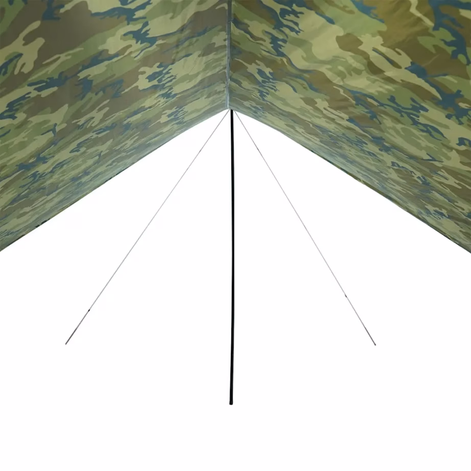 Veekindel kamuflaaž tuulevari matkale, PU-kattega 185T polüester, 462 x 306 x 211 cm - 6