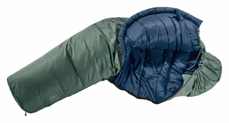 Mumia-kujuline magamiskott Deuter Orbit -5C/23F, vasak lukk, 208 × 74 × 50 cm, ivy-ink - 3
