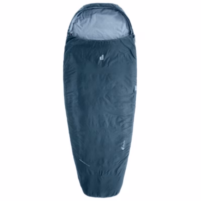 Muumiakujuline magamiskott Deuter Dreamlite 10C/50F, 200 cm, sinine/türkiis