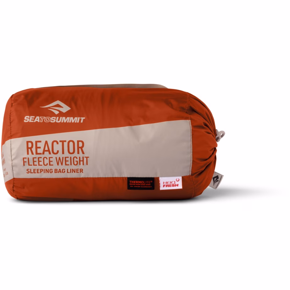 Magamiskoti siselina SEA TO SUMMIT Reactor Fleeceweight Liner Long, 206 × 80 cm, Picante Punane - 3