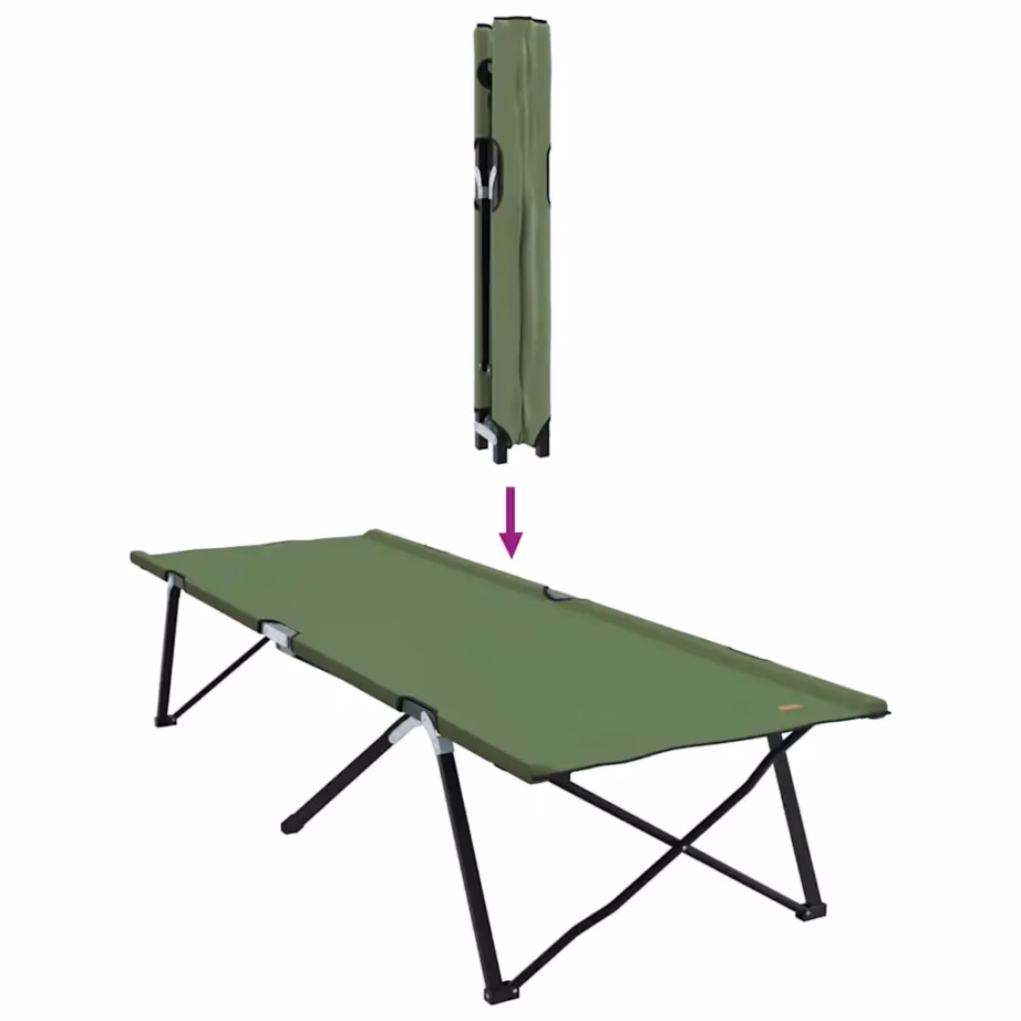 Kokkuklapitav telgvoodi komplekt, 2 tk, roheline, Oxford-kangast, 206 x 76 x 47 cm - 10