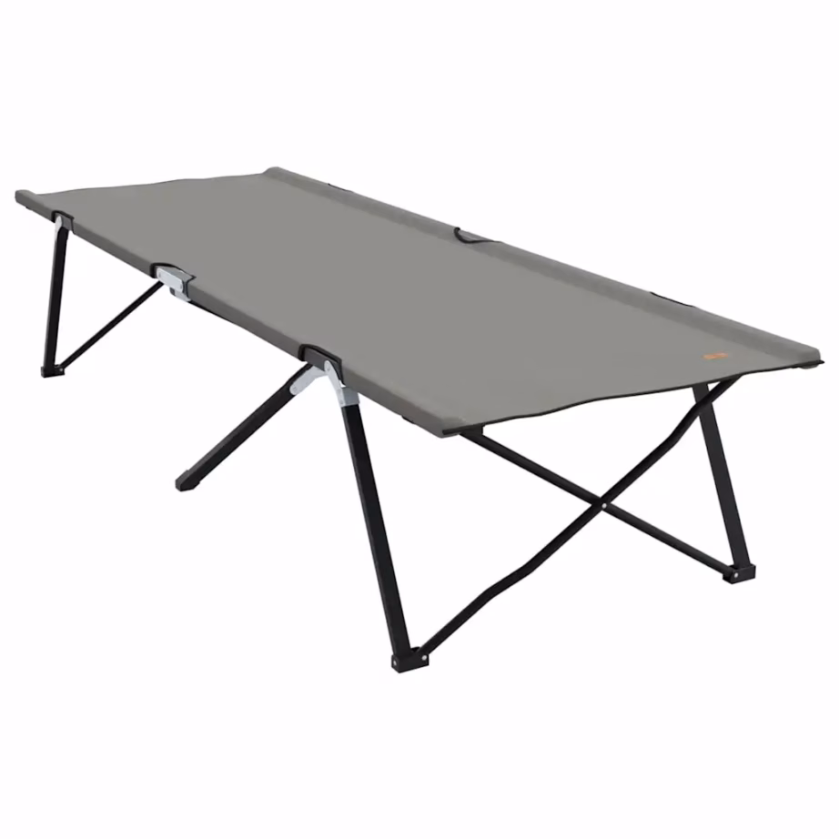 Kokkuklapitavad telgvoodid, 2 tk, hall, Oxford-kangas ja terasraam, 206 x 76 x 47 cm - 4