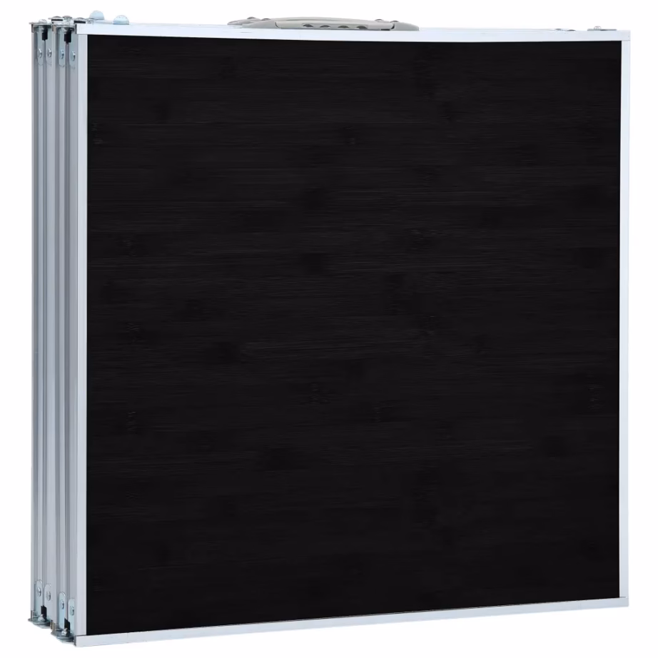 Kokkupandav matkalaud reguleeritava kõrgusega, hall alumiinium, 240 x 60 cm - 5
