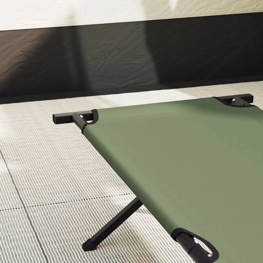 Kokkupandavad telgivoodid, 2 tk, roheline, 210 x 80 x 46 cm - 3
