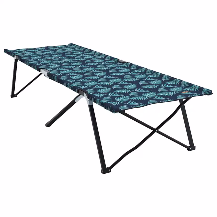 Kokkupandavad telgvoodid lehemustriga, 2 tk, metsaroheline, Oxford-kangas ja teras, 206 x 76 x 47 cm - 4