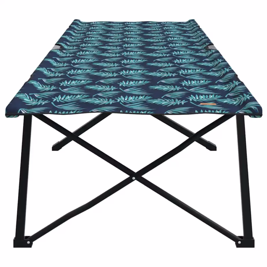 Kokkupandavad telgvoodid lehemustriga, 2 tk, metsaroheline, Oxford-kangas ja teras, 206 x 76 x 47 cm - 5