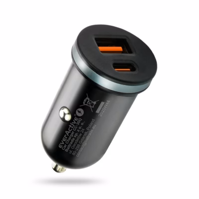 Autolaadija everActive CC-30Q, USB-A + USB-C, Quick Charge 3.0, PD, 35 W