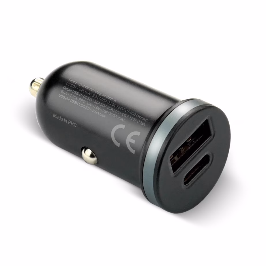 Autolaadija everActive CC-30Q, USB-A + USB-C, Quick Charge 3.0, PD, 35 W - 3