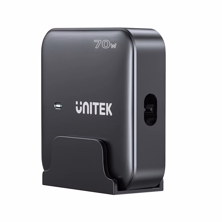 GaN võrgulaadija UNITEK P1228ABK01-EU, 70 W, 2× USB-C ja 2× USB-A, PPS - 3