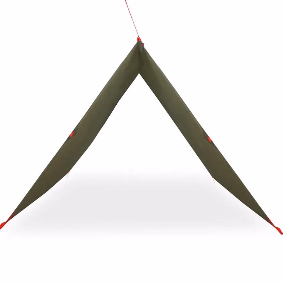 Matka tuulevari, oliiviroheline, veekindel PU-polüester, 366 x 306 cm - 4