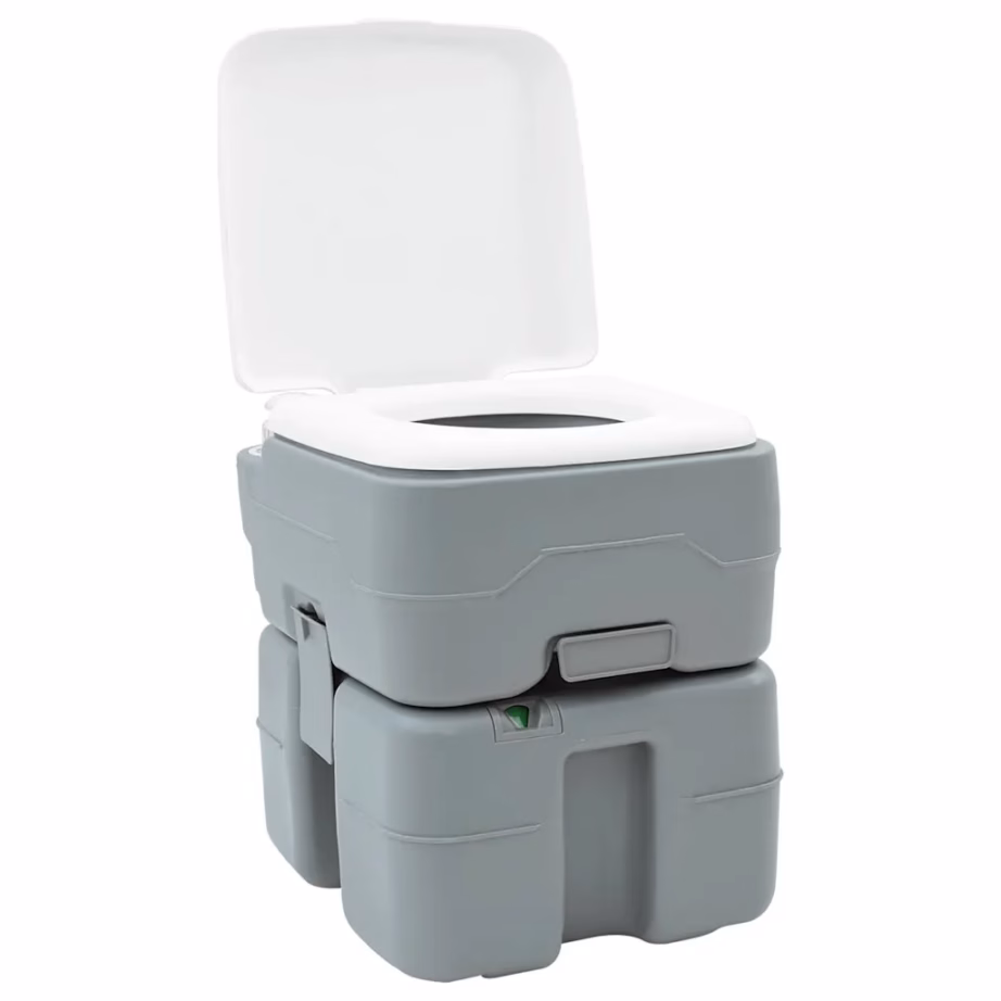 Kaasaskantav matka WC ja kätepesujaam, 2-osaline hall komplekt, HDPE, 92 x 36,5 x 103 cm - 6