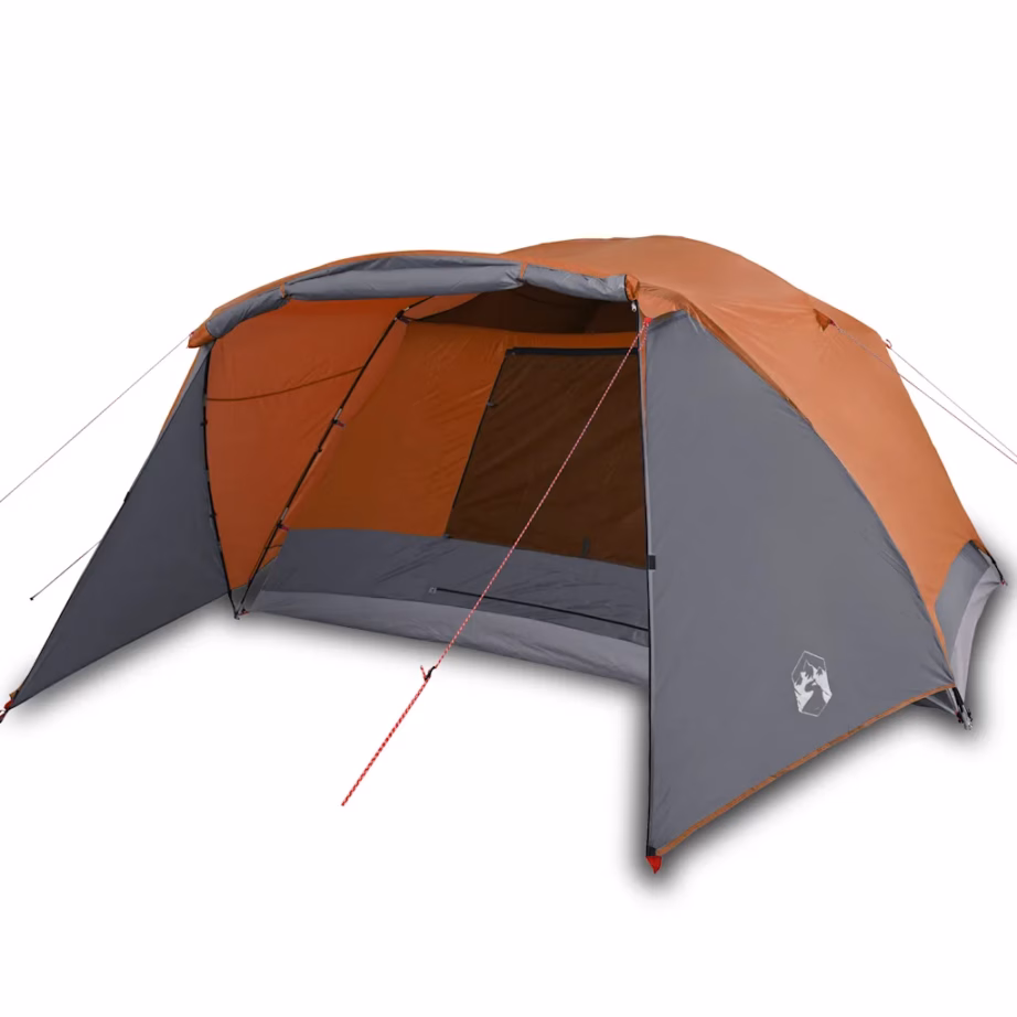 Veekindel verandaga matkatelk 4 inimesele, oranž, 350 x 280 x 155 cm - 2