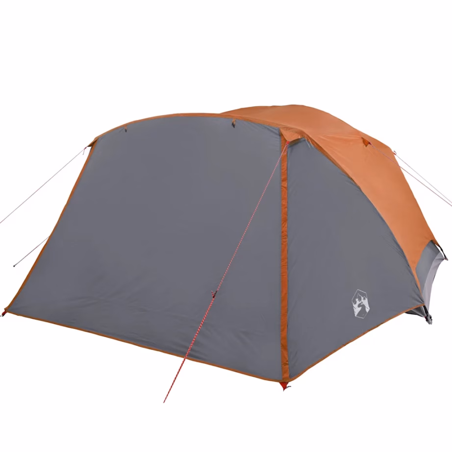 Veekindel verandaga matkatelk 4 inimesele, oranž, 350 x 280 x 155 cm - 5