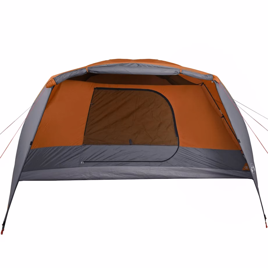 Veekindel verandaga matkatelk 4 inimesele, oranž, 350 x 280 x 155 cm - 7