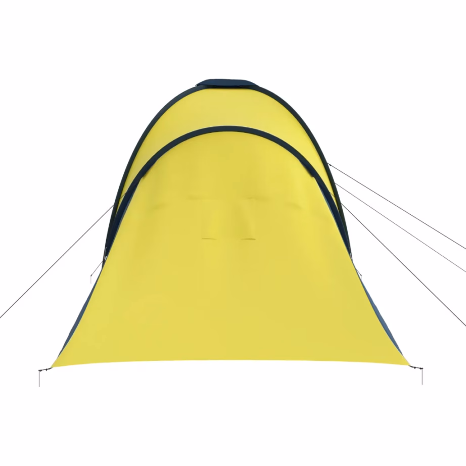 Matkatelk 6 inimesele, 2 sektsiooniga, sinine ja kollane, 576 x 235 x 190 cm - 5