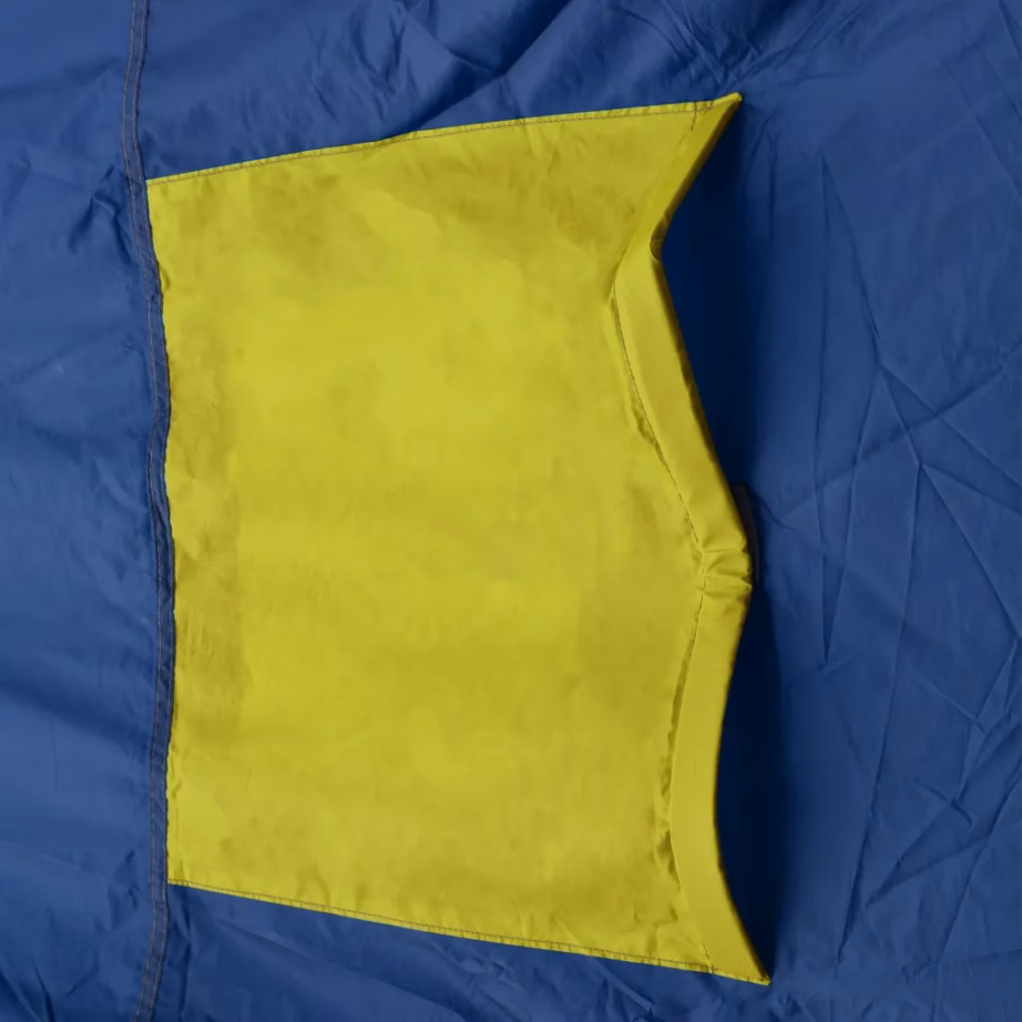Matkatelk 9 inimesele, 3 sektsiooniga, sinine ja kollane - 6