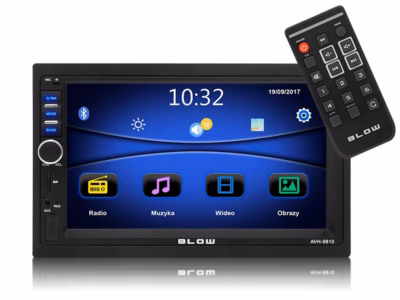 2DIN autoraadio BLOW AVH-9810, 7" ekraan, Bluetooth 5.0, FM, microSD, 50 W RMS
