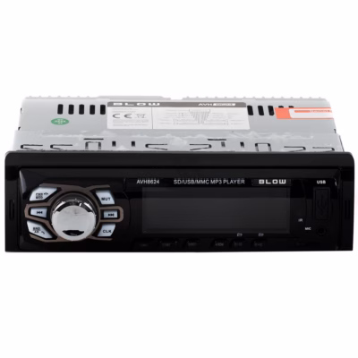 Autoraadio BLOW AVH-8624, Bluetooth, USB ja AUX, LCD-ekraan, 45 W RMS