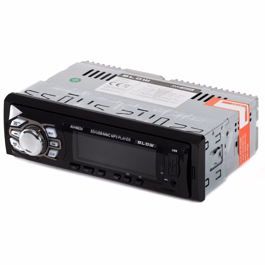 Autoraadio BLOW AVH-8624, Bluetooth, USB ja AUX, LCD-ekraan, 45 W RMS - 10