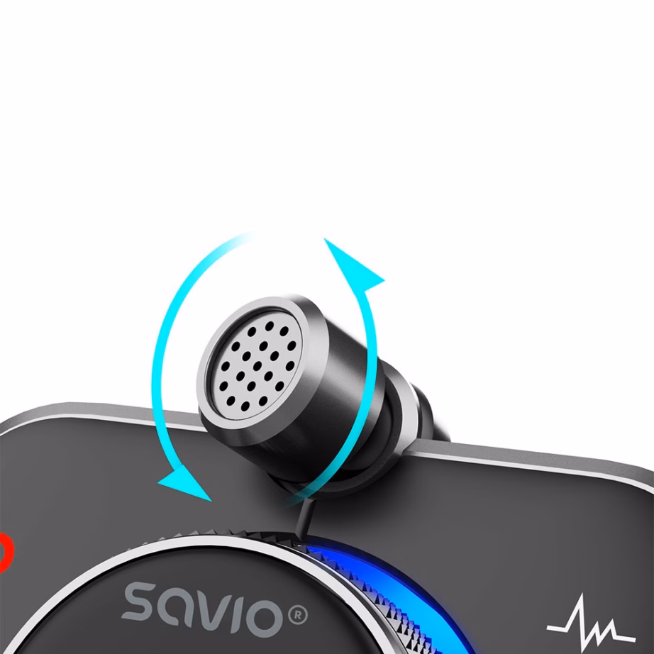 FM-transmitter Savio TR-14, Bluetooth, PD-laadija, 87,6–107,9 MHz, must - 4