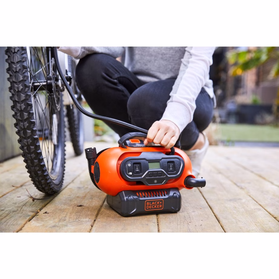 Õhukompressor Black+Decker BDCINF18N-QS, 160 l/min, kuni 11,03 bar, 230 V/12 V/18 V - 2