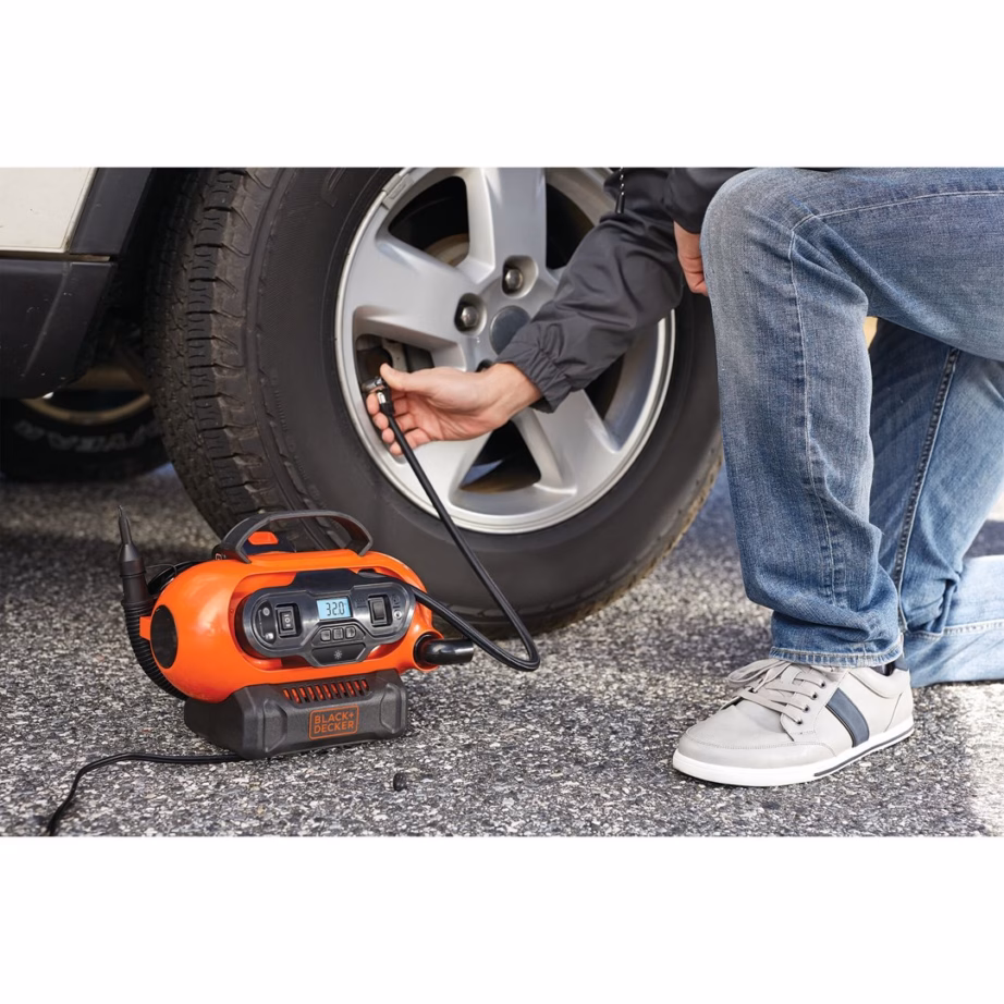 Õhukompressor Black+Decker BDCINF18N-QS, 160 l/min, kuni 11,03 bar, 230 V/12 V/18 V - 3