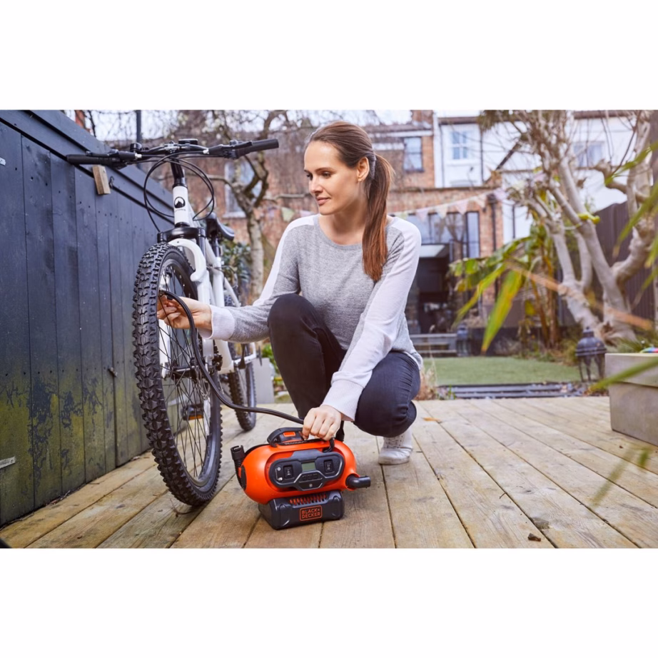 Õhukompressor Black+Decker BDCINF18N-QS, 160 l/min, kuni 11,03 bar, 230 V/12 V/18 V - 7