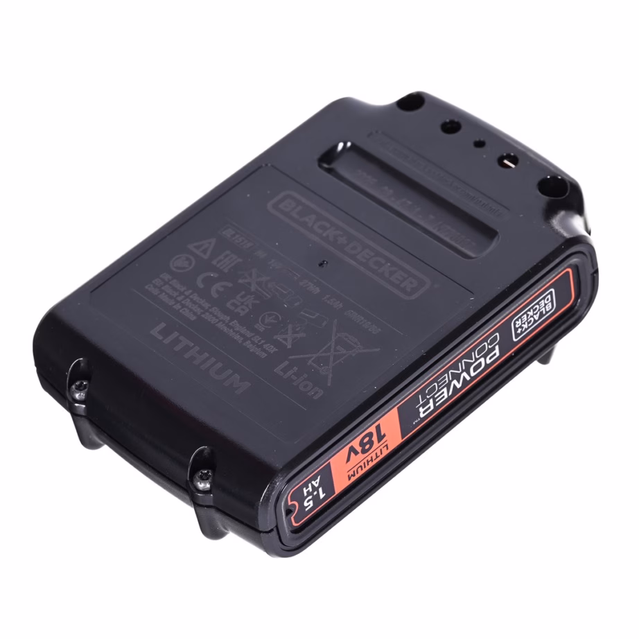 Akutrell-kruvikeeraja Black+Decker BDCDC18, 18 V, 2 × 1,5 Ah Li-Ion, 30 Nm - 8