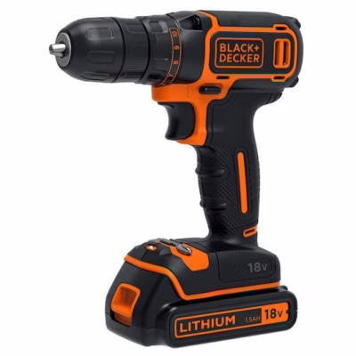 Akutrell-kruvikeeraja Black+Decker BDCDC18-QW, 18 V, 1,5 Ah, 30 N·m, 650 p/min