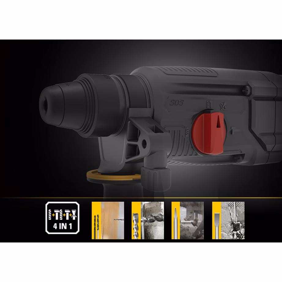 Toitejuhtmega puurvasar CATERPILLAR DX26, SDS Plus, 800 W, 3 J - 5