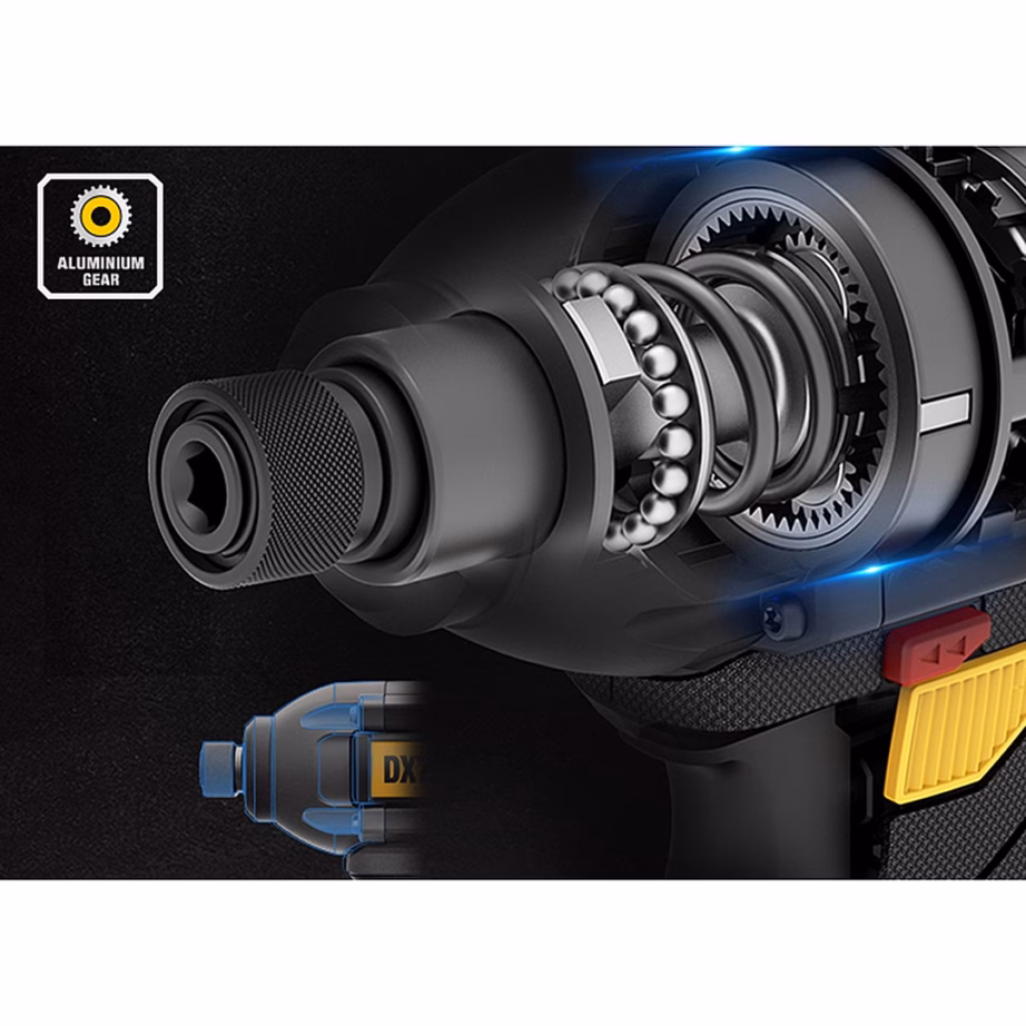 Akulöögikruvikeeraja CATERPILLAR DX71B, 18 V, 215 N·m, 1/4″ padrun (ilma akuta) - 3